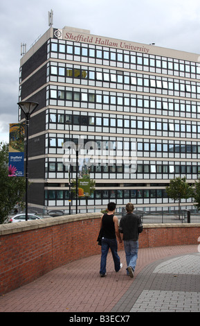 Sheffield Hallam University, Sheffield, South Yorkshire, England, Vereinigtes Königreich Stockfoto