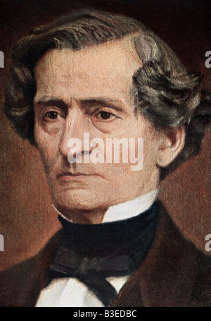 Berlioz, Hector Louis, (gest, * zwischen 1973 und 1869), französischer Komponist, Porträt, Malerei, Stockfoto