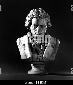 Beethoven, Ludwig van, 17.12.1770 - 26.3.1827, deutscher Komponist, Porträt, Büste, Stockfoto