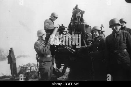 Hitler-Jugend / Flak / 1944 Stockfoto