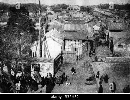 Geographie/Reise, China, Peking, Gebäude, britische Botschaft, 1900, Stockfoto