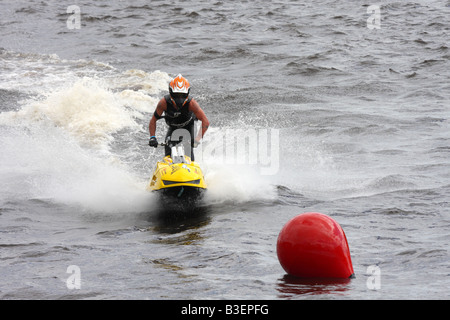 Jet Ski-Rennen Glasgow Stockfoto