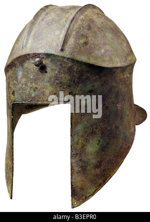 Waffen/Waffen, Verteidigungswaffen, Helme, Griechenland, illyrischer Helm, Typ C, 6. - 4. Jahrhundert v. Chr. Stockfoto