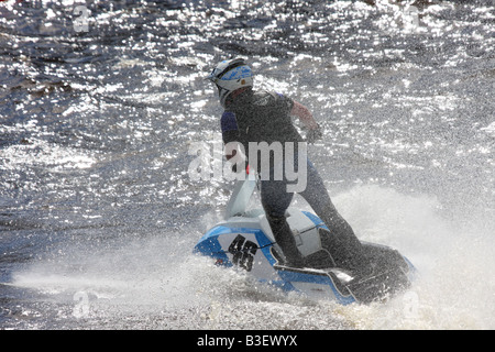 Jet Ski-Rennen Glasgow Stockfoto