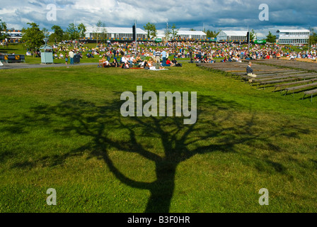 Kirjurinluoto Arena Konzert Ort Pori Jazz Festival Pori-Finnland-Europa Stockfoto