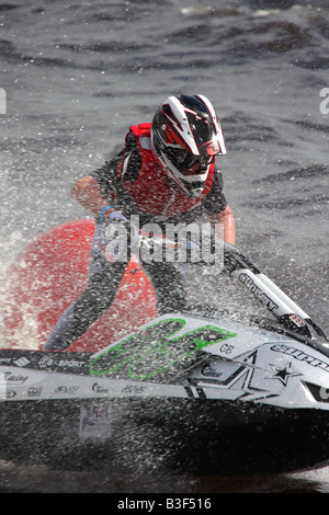 Jet Ski-Rennen Glasgow Stockfoto