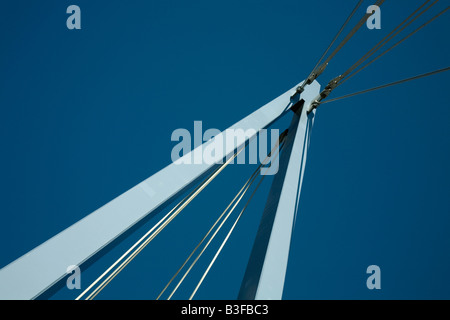 Details der Brücke über den M621 Leeds West Yorkshire UK 2008 Stockfoto