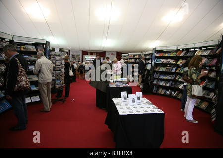 Buchhandlung & Café in Edinburgh International Book Festival Stockfoto
