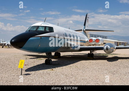 Lockheed VC 140 B transportieren Jet Star (1961-1986) im PIMA Air and Space Museum Tucson Stockfoto