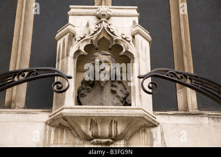 Die Büste von König Charles i. im Westmister, England. King Charles wurde durch Enthauptung 1649 hingerichtet. Stockfoto