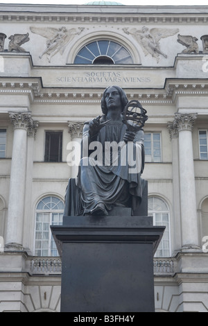 Statue von Kopernikus Warschau Polen Stockfoto