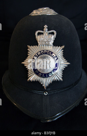 Bobby Helm der London Metropolitan Police Stockfoto
