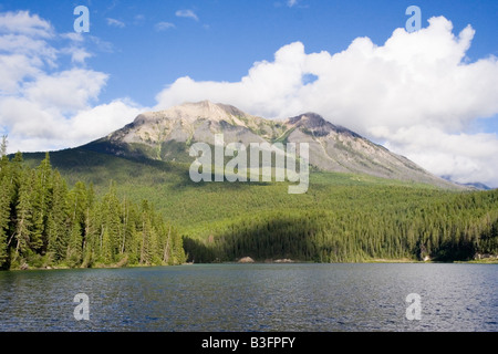 Panorama von den bezaubernden Alces-See Stockfoto