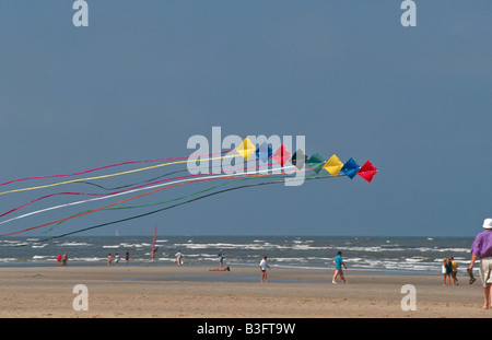 Drachen am Strand Norderney Insel Deutschland Stockfoto