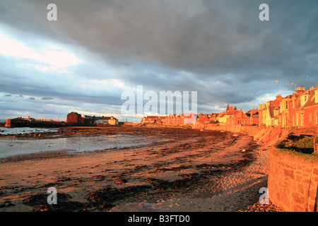 North Berwick bei Sonnenuntergang Stockfoto