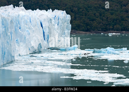 Perito Moreno Gletscher bin Lago Argentino Im Glacieres Nationalpark in Argentinien Stockfoto