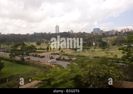 Innenstadt von Nairobi Hauptstadt von Kenia Stockfoto