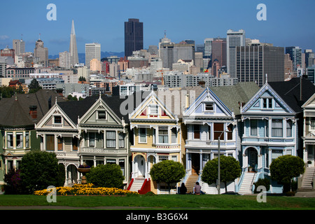 San Francisco berühmteste Ansicht Stockfoto