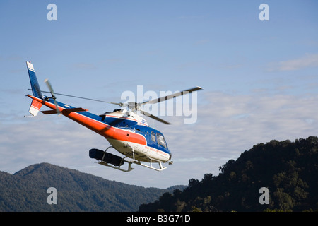 Franz Josef Südinsel Neuseeland kann Helikopter-Rundflug über Südalpen fliegen Stockfoto