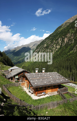 AUT, Österreich, Tirol: Stubaital, Stubaital. Grawa alm Hütte. Stockfoto