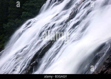 AUT, Österreich, Tirol: Stubaital, Stubaital. Grawa Wasserfall. Stockfoto