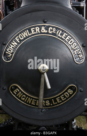 Ansicht der Vorderseite des Vintage John Fowler A4 Klasse Zugmaschine Stockfoto