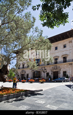 Placa Cort in Palma de Mallorca. Stockfoto