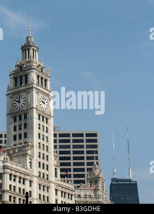 Wrigley Building (1921-1924). Magnificent Mile. Chicago. Illinois. USA Stockfoto