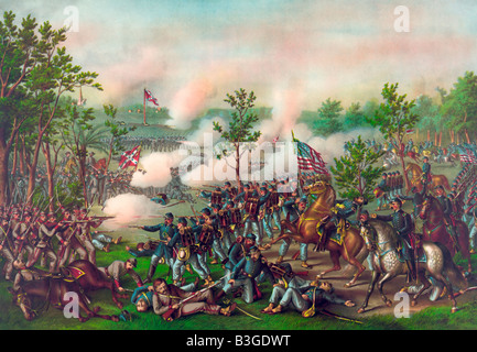 Schlacht von Atlanta Tod Gen James B McPherson 22. Juli 1864 Stockfoto