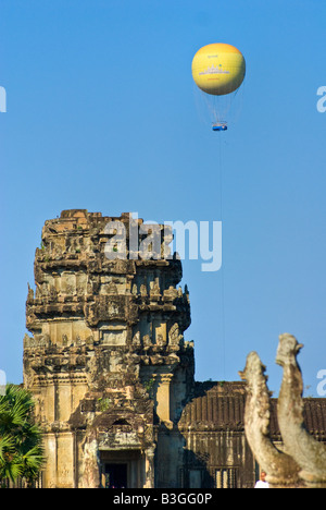 Ballons über Angkor Wat, Siem reap, Kambodscha Stockfoto