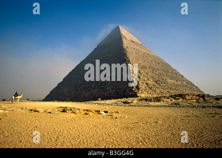 Die Chefren-Pyramide-Gizeh-Ägypten Stockfoto