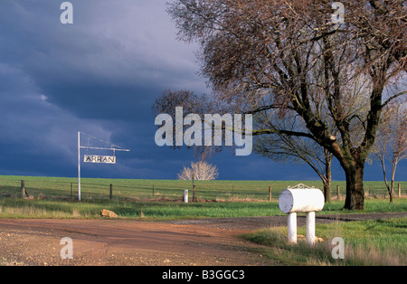 Bauernhof Tor Arran Holbrook New South Wales Australien Stockfoto
