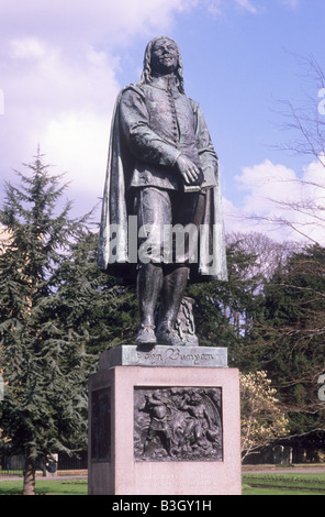 Bedford John Bunyan-Statue Bedfordshire Dichter Drama Dramatiker Autor englischer Bürgerkrieg Periode aus dem 17. Jahrhundert Pilger Fortschritt Stockfoto