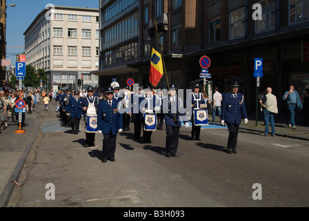 Parade der Riesen Stockfoto