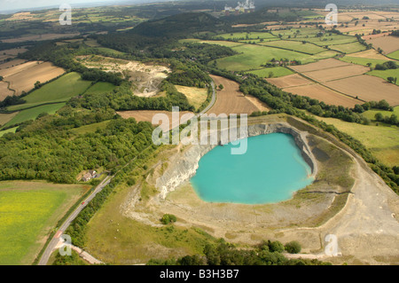 Shadwell Steinbruch in der Nähe von Much Wenlock in Shropshire, England Stockfoto