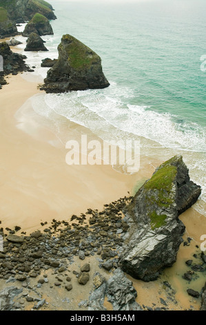 Bedruthan Schritte Cornwall UK Stockfoto