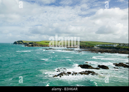 Trevone auf Cornwall UK Stockfoto