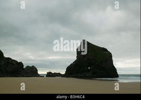 Bedruthan Schritte Cornwall UK Stockfoto