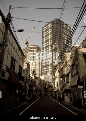 Lokale Einkaufsviertel in Tokio Japan Stockfoto