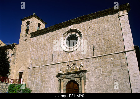 Italien, Abruzzen, Anversa degli Abruzzi, Kirche Santa Maria delle Grazie Stockfoto