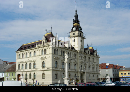 Rathaus in Laa an der Thaya Stockfoto