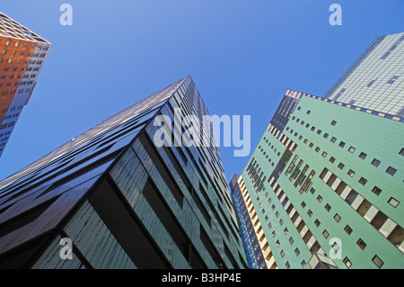 Moderne Gebäude in der Wienerberg City Stockfoto