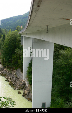 Autobahnbrücke Stockfoto