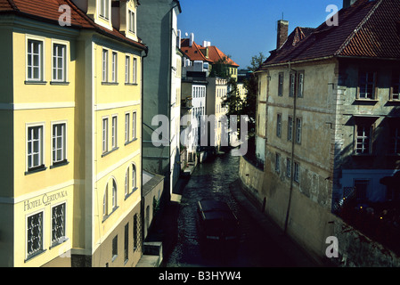 Prag (1) - Mala Strana - des Teufels Stream - Čertovka - ein Blick von Charles Brücke 1 Stockfoto