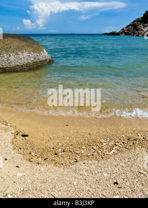 Coral Strand und Meer am Chalok Baan Kao, Koh Tao, Thailand JPH0089 Stockfoto