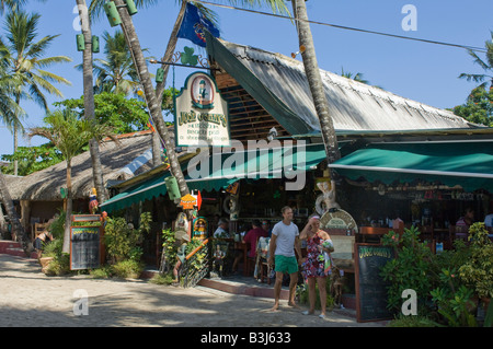 Jose OSheas Irish Pub am Strand von Cabarete in der Dominikanischen Republik Stockfoto