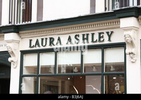 Laura Ashley Retail Outlet, High Street, Lincoln, England, U.K Stockfoto