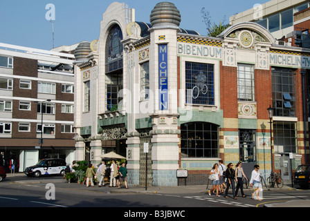 Ehemalige Michelin Haus jetzt Bibendum Restaurant und Oyster Bar Fulham Road Chelsea London Stockfoto