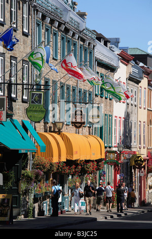 Kanada Québec Quebec Stadt Rue St-Louis Straßenszene Stockfoto