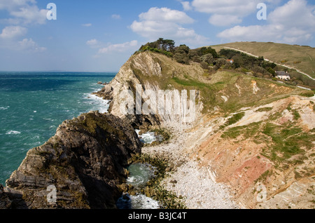 Stair Hole in der Nähe von Lulworth Cove in Dorset, Großbritannien Stockfoto